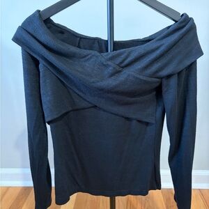 Abercrombie & Fitch Soft Black Cozy Top